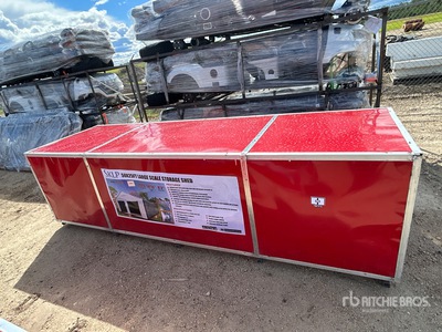 2026 SKLP SK-S5025 50 ft x 25 ft Double Garage Metal Schuur (Unused)