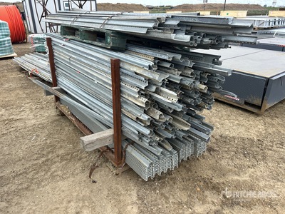 Quantity of 8ft Metal Sign Posts
