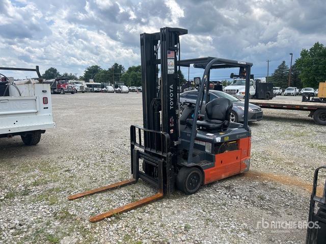 2020 Toyota 8FBE20U 3050 lb Electric Forklift