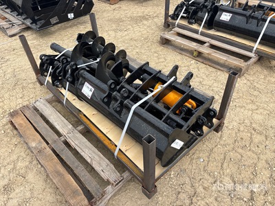 Quantity of (8) 2026 VICSEC VCA-8 Mini Excavator Attachments (Unused)