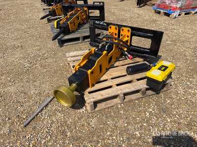 2026 GIYI GY-D680 Skid Steer Post Driver (Unused)