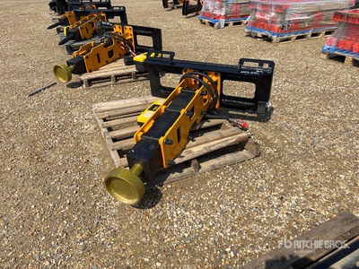 2026 GIYI GY-D680 Skid Steer Post Driver (Unused)