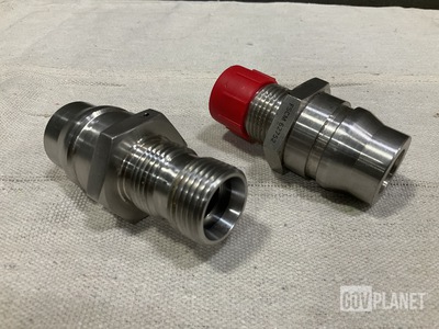 (2) SAF-T-FLO DQC604-12-12C-NAV Quick Disconnect Coupling Halves