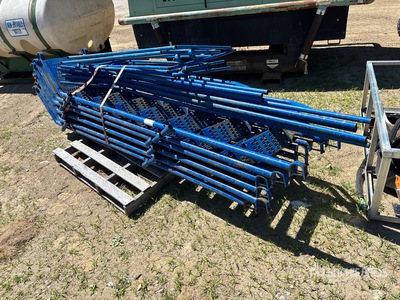 Quantity of (6) Stair Sections Scaffolding