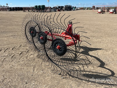 Faza 11 ft 3-Point 3 Wheel Hay Rake