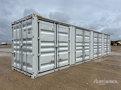 2025 40 ft High Cube Multi-Door Storage Container