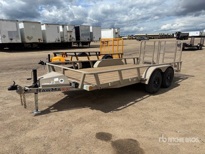 2026 RAWMAXX 16 ft T/A Trailer utilitario (Unused)