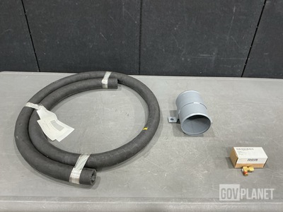 (8') of Non-Metallic Hose, (3) Pipe Flanges & Assorted Items