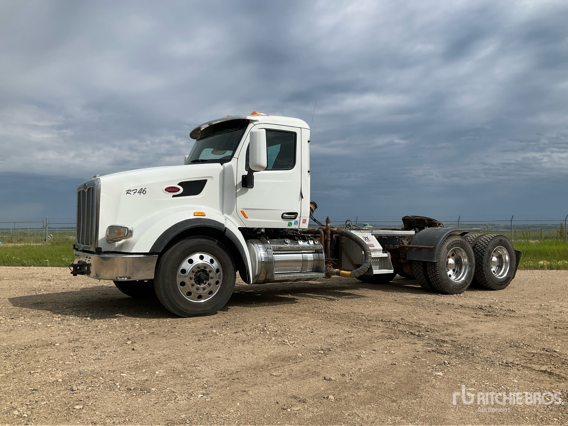 2017 Peterbilt 377 6x4 T/A Day Cab Truck Tractor