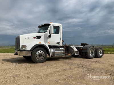 2017 Peterbilt 377 6x4 T/A Day Cab Truck Tractor