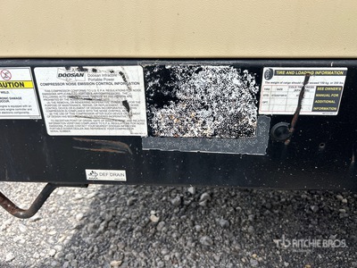 2017 Doosan P425 425 cfm Mobile Luchtcompressor