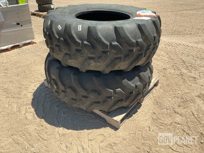 (2) Goodyear 19.5L-24 Tires