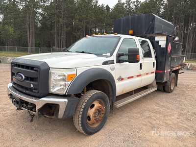 2013 Ford F-550 XL 4x4 Crew Cab Utility Truck