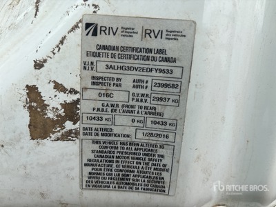 2014 Freightliner 114SD 6x4 Boom Truck (Inoperable)