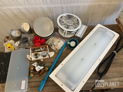(13) Lamps, (11) Lighting Fixtures, (112) Hardware & Assorted Items