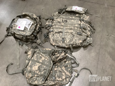 (2) Large Field Pack Sets, (7) Large Field Rucksacks & Assorted Items