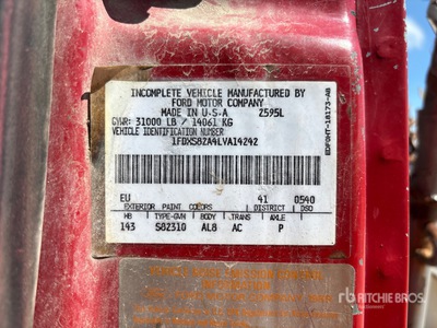 1990 Ford L8000 T/A Dump Truck (Inoperable)