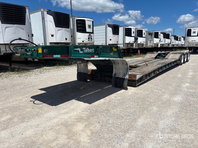 1997 Talbert TD4W-40-HPG-1-T1 Tri/A Removable Gooseneck Lowboy Trailer