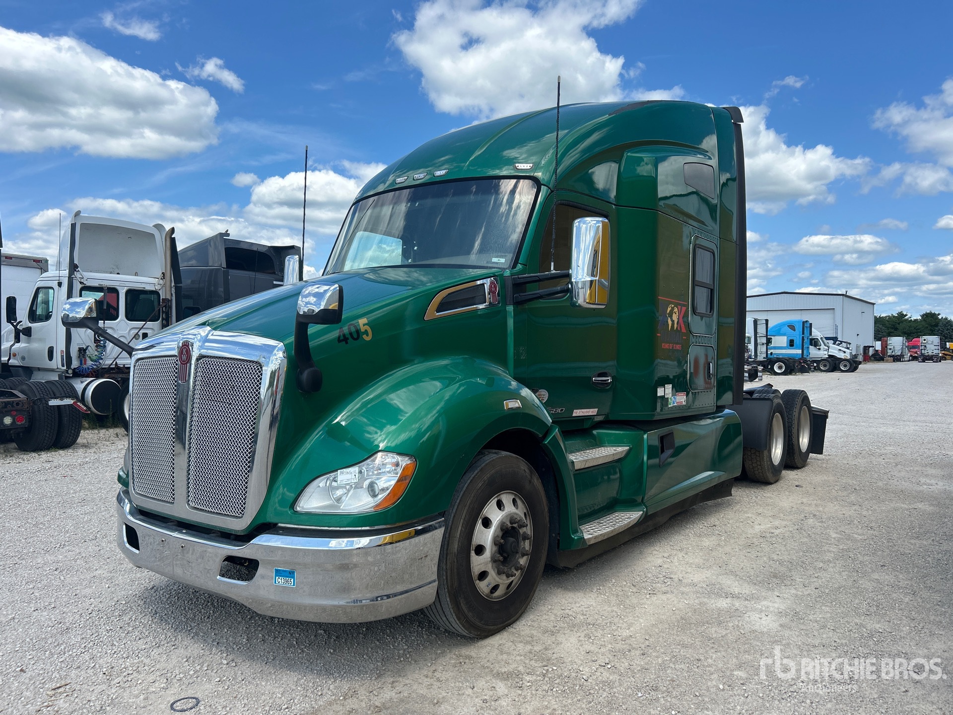 2019 Kenworth T680 6x4 T/A Sleeper Truck Tractor (Inoperable)