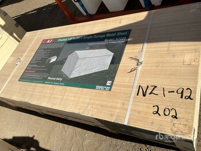 2026 KJ K1220 12 ft x 20 ft Metal Garage Divers  (Unused)