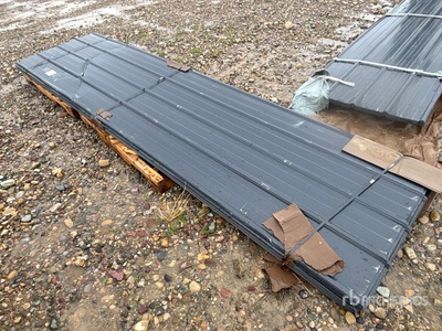 Quantity of (50) 2026 SKLP SK-XH50 12 Ft Galvalume Steel Sheets (Unused)