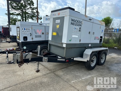 2017 Wacker Neuson G100 80 kW Mobile Generator Set