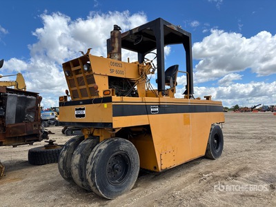 1973 Bros SP6000B 7 Wheel Compacteur pneumatique