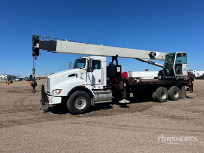 National 1300A Straight Boom on 2017 Kenworth T400 6x4 Kranwägen
