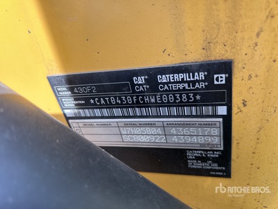 2016 Cat 430F2 4x2 Backhoe Loader