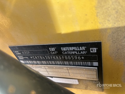 2014 Cat 430F 4x2 Backhoe Loader