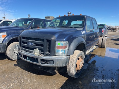 2009 Ford F-550 XL 4x4 Crew Cab Autocarro cabina e telaio
