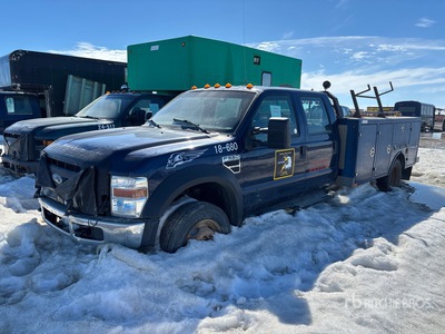 2009 Ford F-550 XL 4x4 Crew Cab Utiliteits vrachtwagen