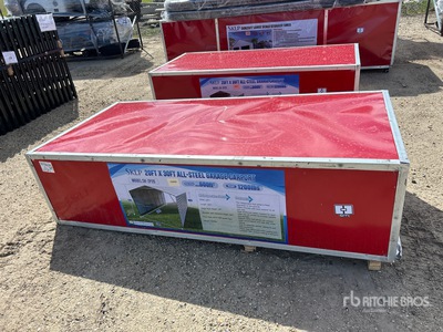 2026 SKLP SK-ZP20 20 ft x 30 ft x 12 ft All-Steel Carport (Unused)