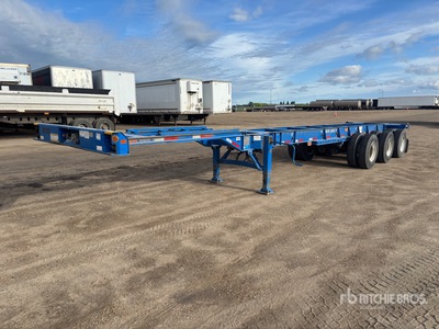 2022 CIMC 40 ft Tri/A Extendable Remolque Portacontenedores