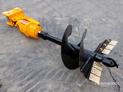2026 GIYI Mini Excavator Auger - Fits Cat 303 (Unused)