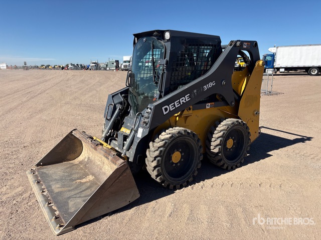 2021 John Deere 318G Skid Steer Loader