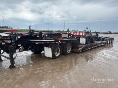 2016 Aspen HG65-3 65 ton Tri/A Double Drop Removable Gooseneck 2 3 2 Combination Lowboy Trailer