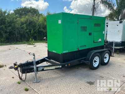 2016 Multiquip DCA-70SSIU4F 56 kW Mobile Groupe électrogène