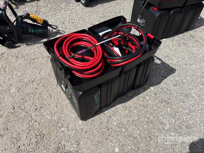 Quantity of (5) 25 ft 800 amp HD Booster Cables (Unused)