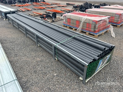 Quantity of (58) 3 in x 20 ft Grey UPVC Rigid Non-Metallic Conduit (Unused)