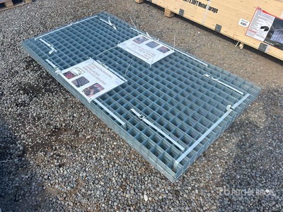Quantity of (40) 3 ft x 6 ft Galvanized Steel Garden Mesh (Unused)