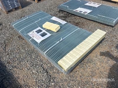Quantity of (50) 3 Ft x 6 Ft Galvanized Steel Garden Mesh
