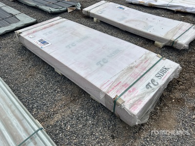 Quantity of (40) 35 in x L8 ft Multi-wall Polycarbonate Pane in Clear (Unused)