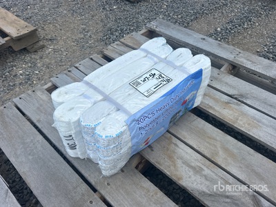 Quantity of (20) 1.2 in x 9.8 ft Heavy Duty Industrial Polyester Lifting حبال (Unused)