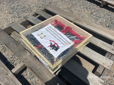 Heavy-Duty Ratchet Load Binders and Chains Set (Unused)