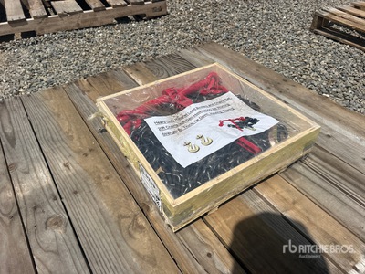 Heavy-Duty Ratchet Load Binders and Chains Set (Unused)