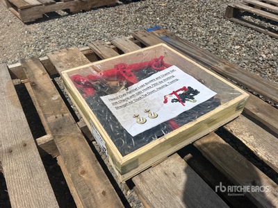 Heavy-Duty Ratchet Load Binders and Chains Set (Unused)