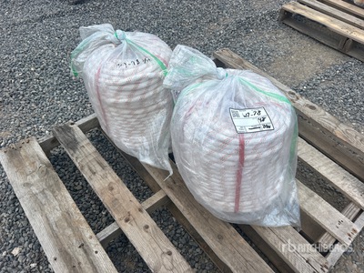 Quantity of (2) 328 ft x 5/8 in High Strength Polyester Rope
