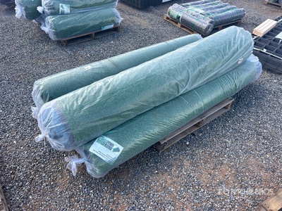6.6 ft x 49.2 ft Artificial Grass Turf Drainage Holes with Rubber Backing 0.8 in Pile Height