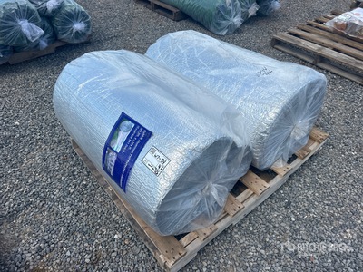 Quantity of (2) 3.3 ft x 164 ft Bubble Aluminum Foil Reflective Insulation